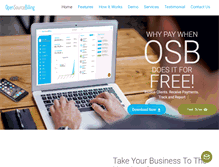Tablet Screenshot of opensourcebilling.org